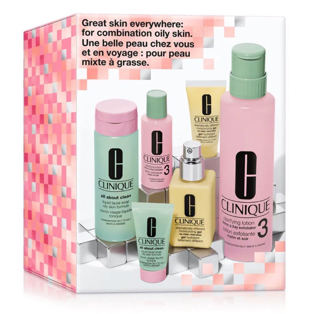 Clinique Great Skin Everywhere Care Set for Combination Oily Skin